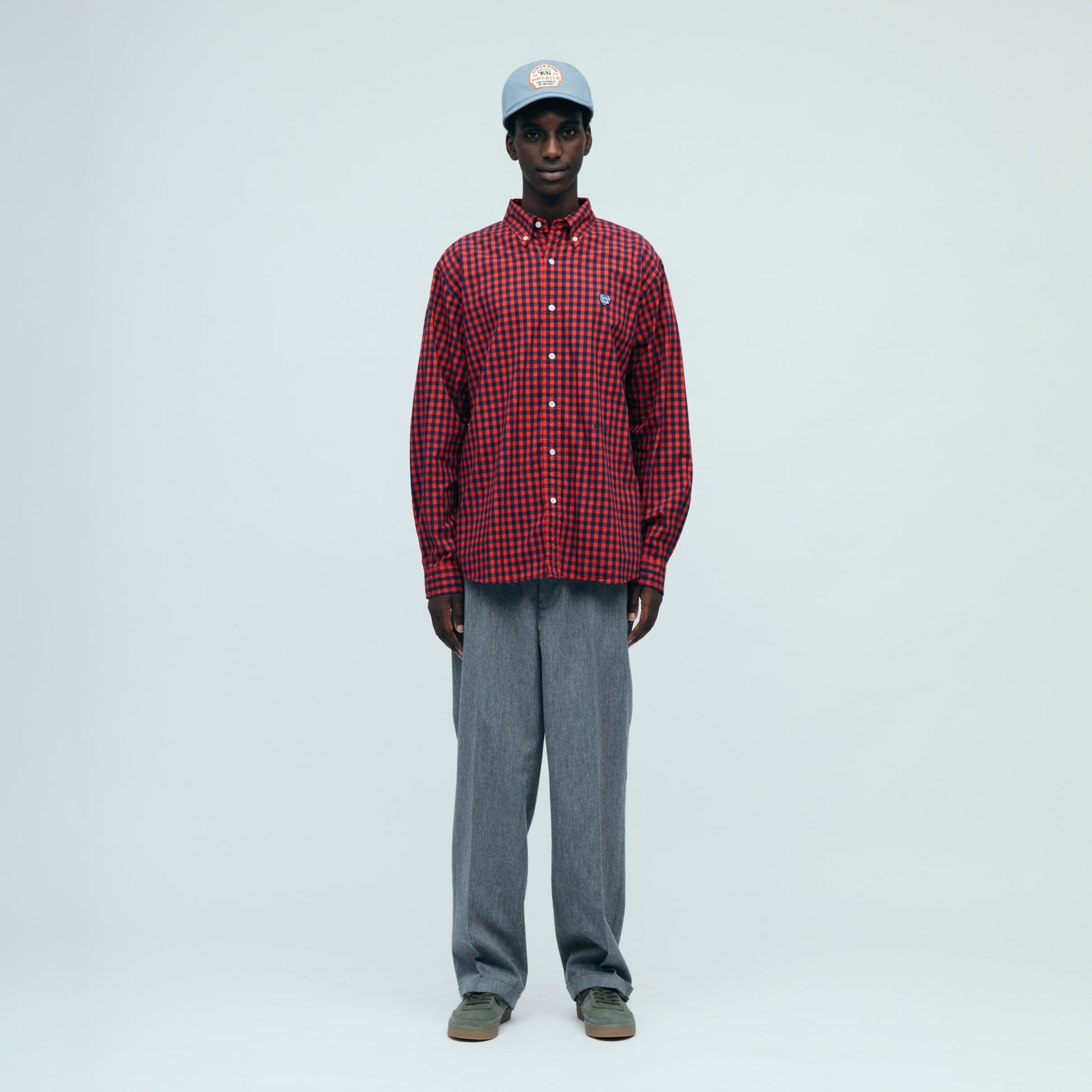 HUMAN MADE GINGHAM CHECK BD SHIRT RD-1