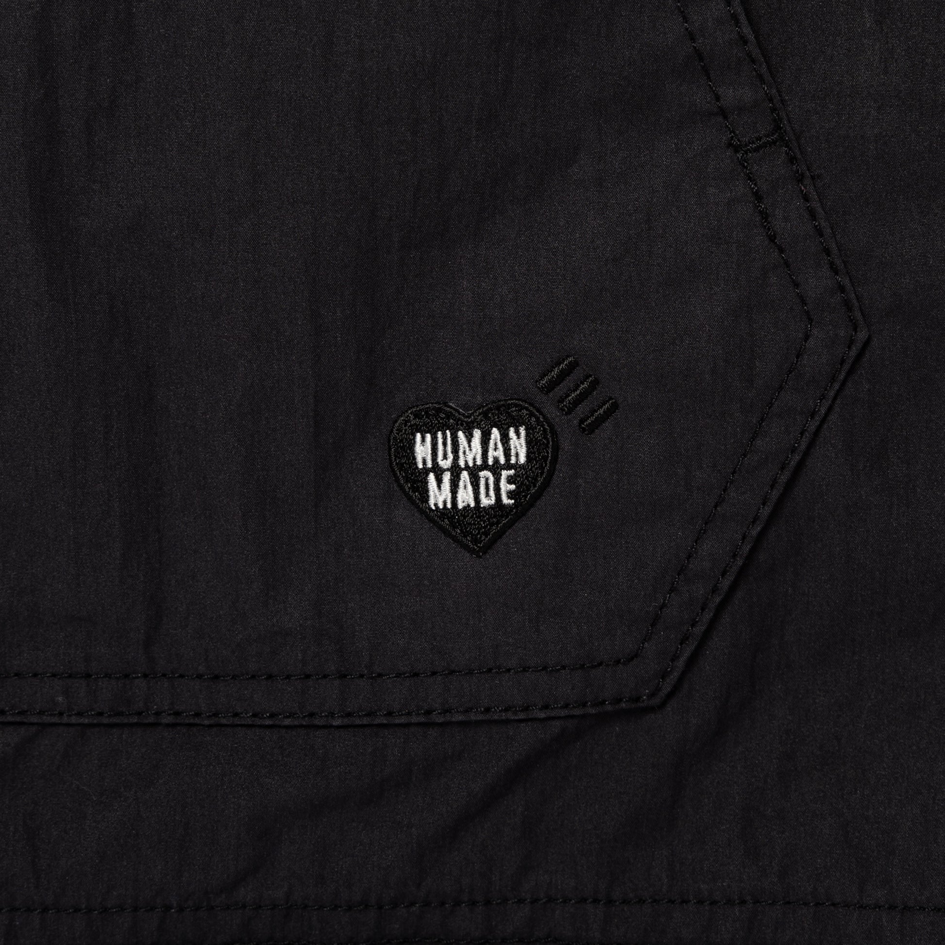 HUMAN MADE NYLON ANORAK BK-F