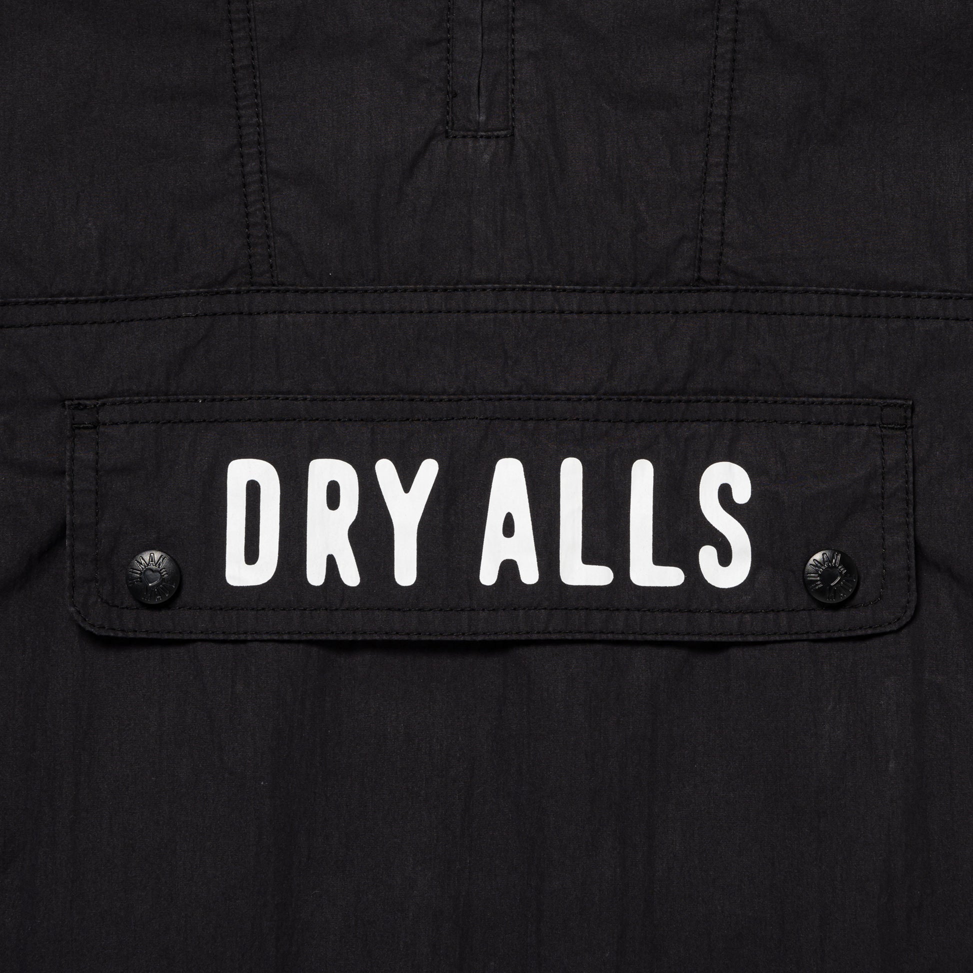 HUMAN MADE NYLON ANORAK BK-E