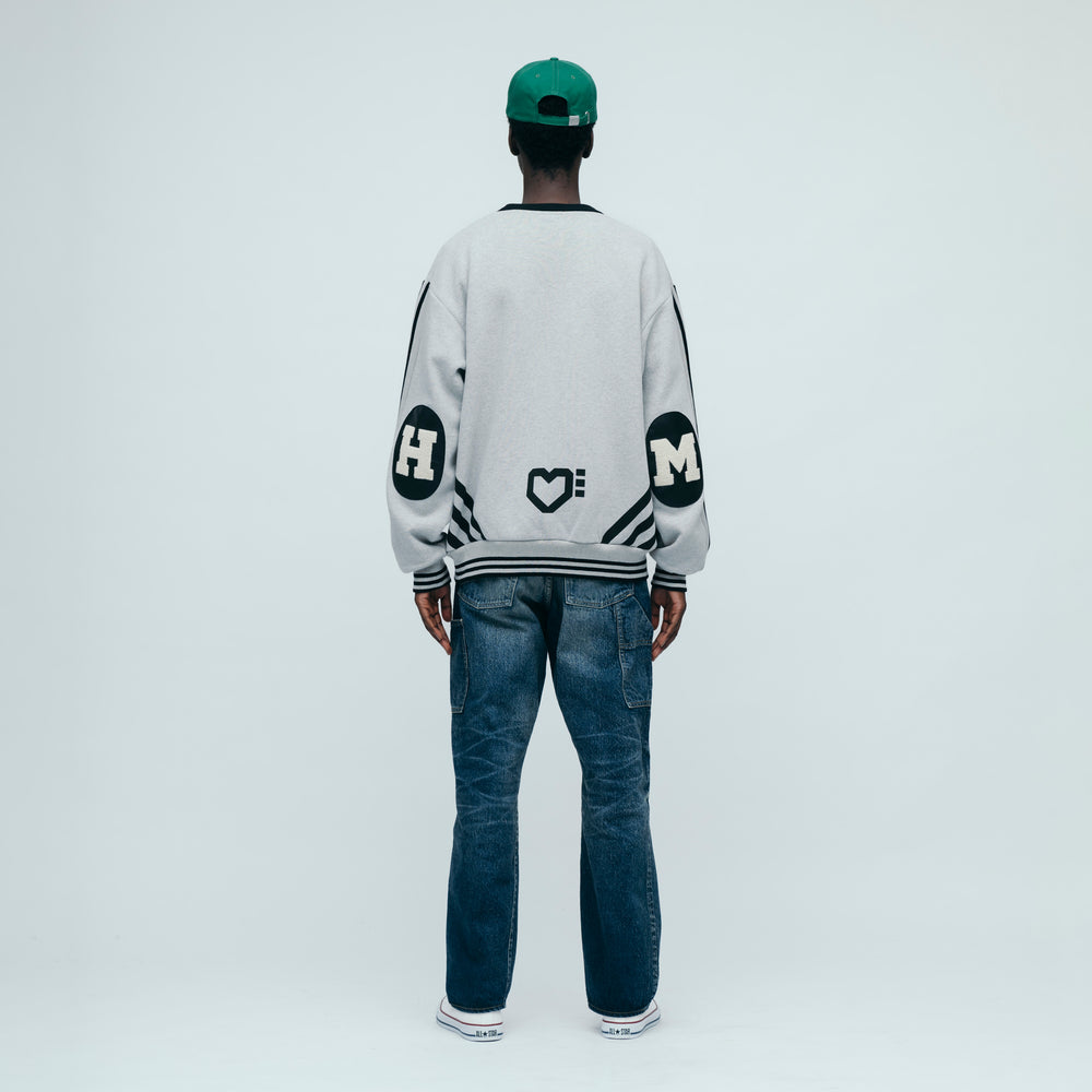HUMAN MADE ELBOW PATCH SWEATSHIRT GY-2