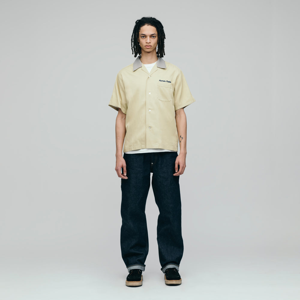 HUMAN MADE BOWLING S_S SHIRT YE-1