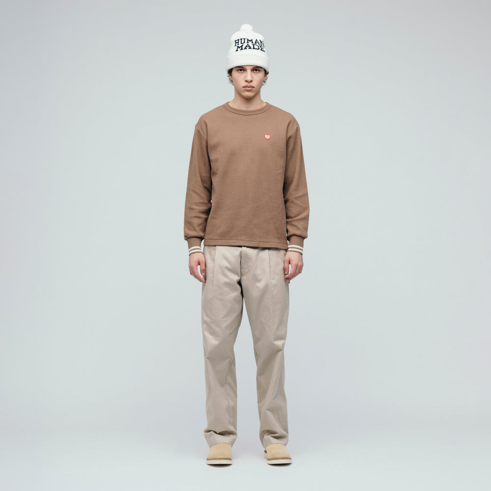 HUMAN MADE THERMAL LS T-SHIRT BW-1
