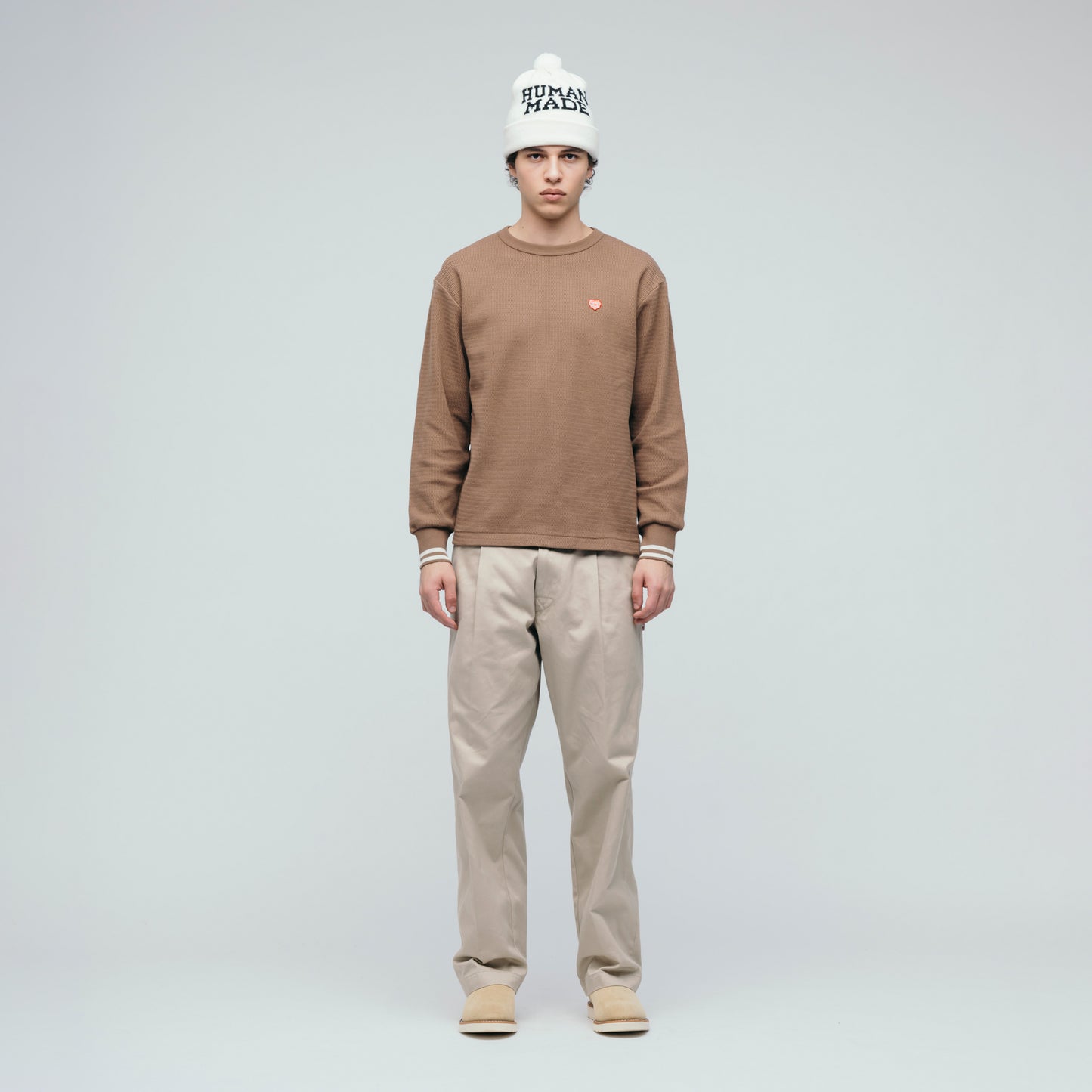 HUMAN MADE THERMAL LS T-SHIRT BW-1