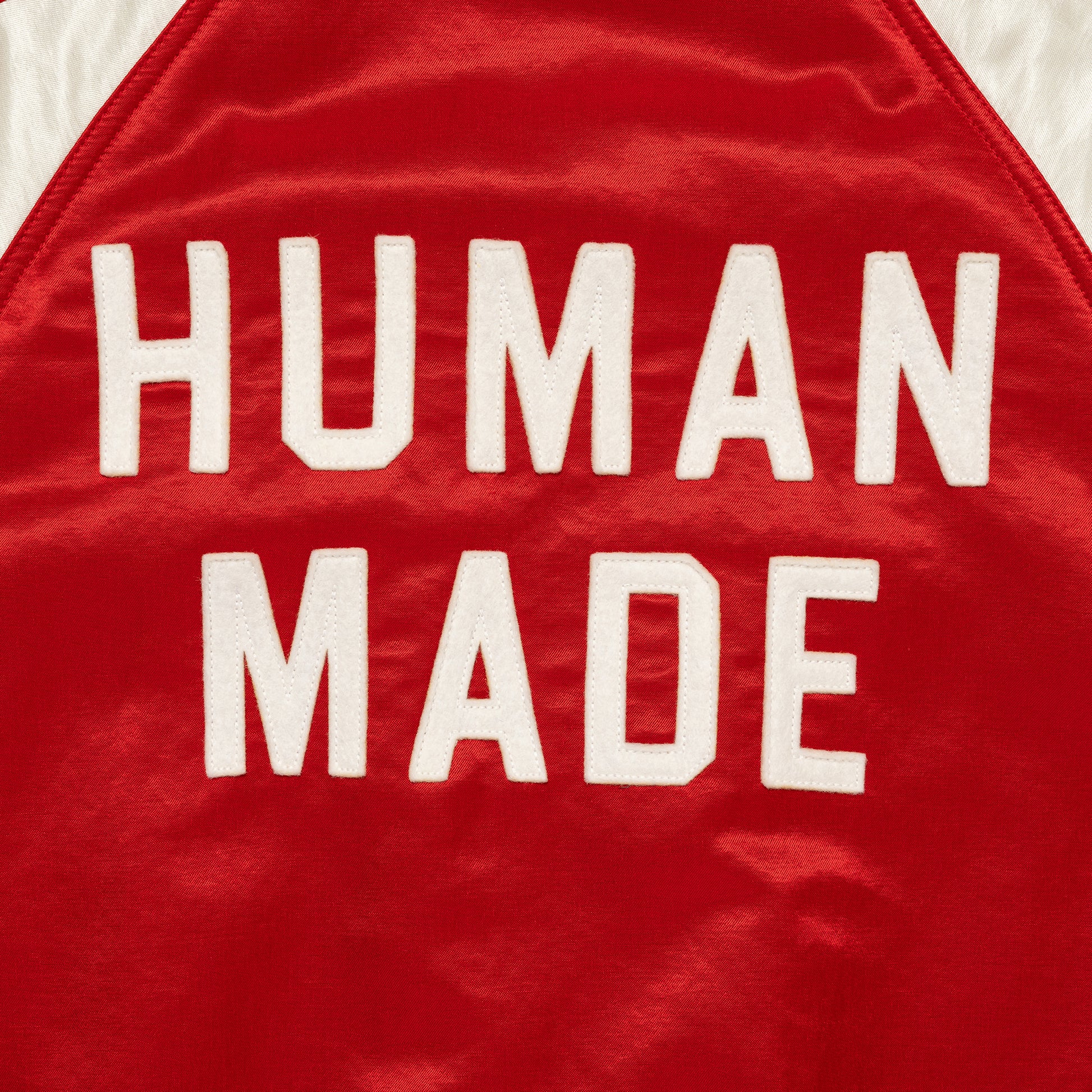 HUMAN MADE SATIN VARSITY JACKET RD-D