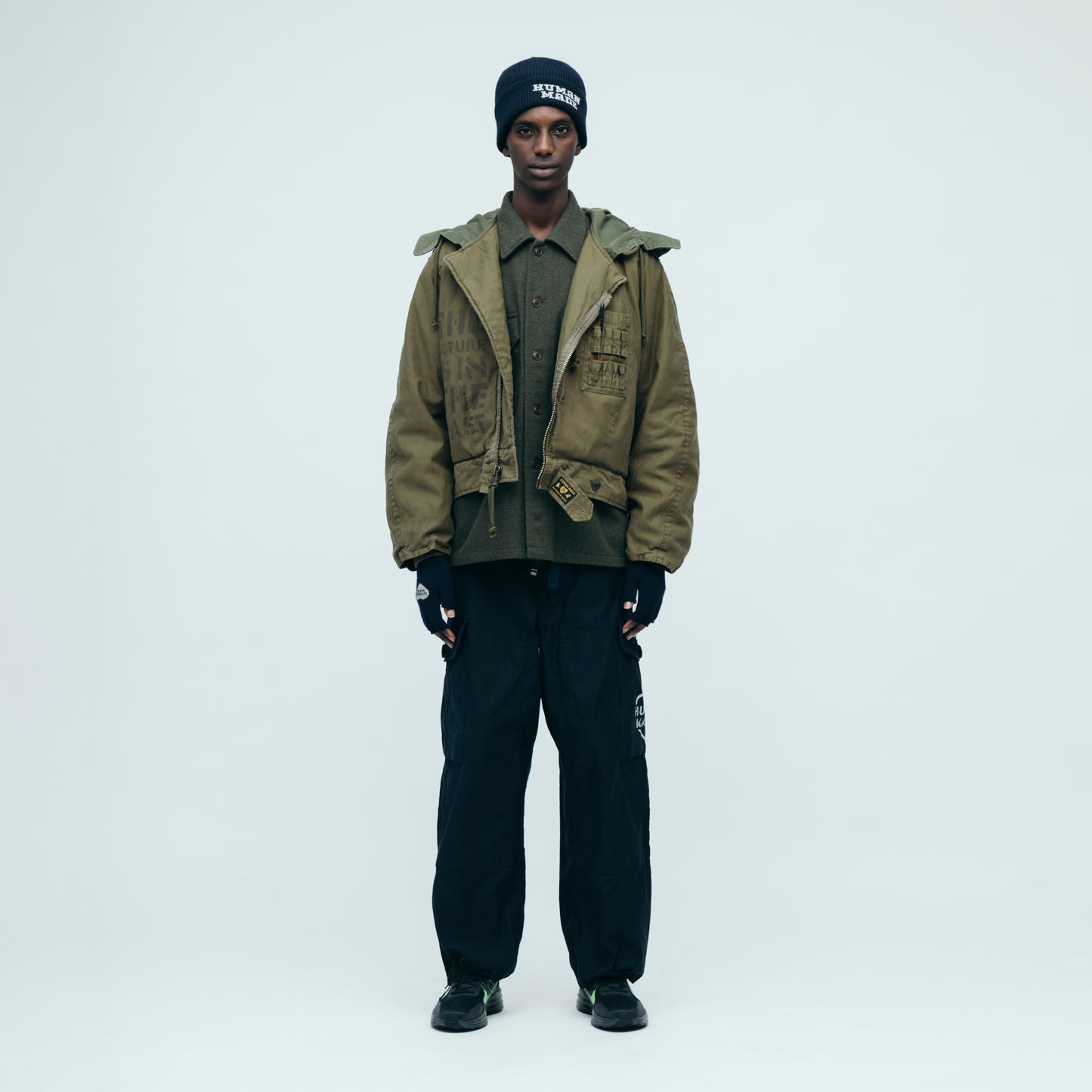 HUMAN MADE  HOODED BLOUSON 