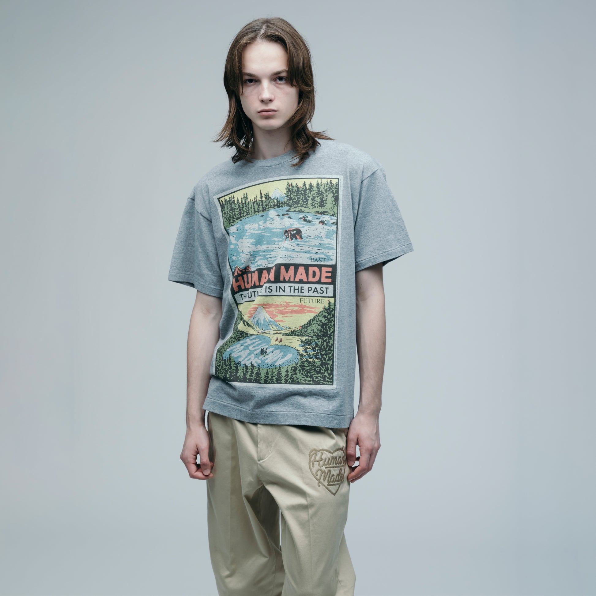 HUMAN MADE GRAPHIC T-SHIRT GY-1