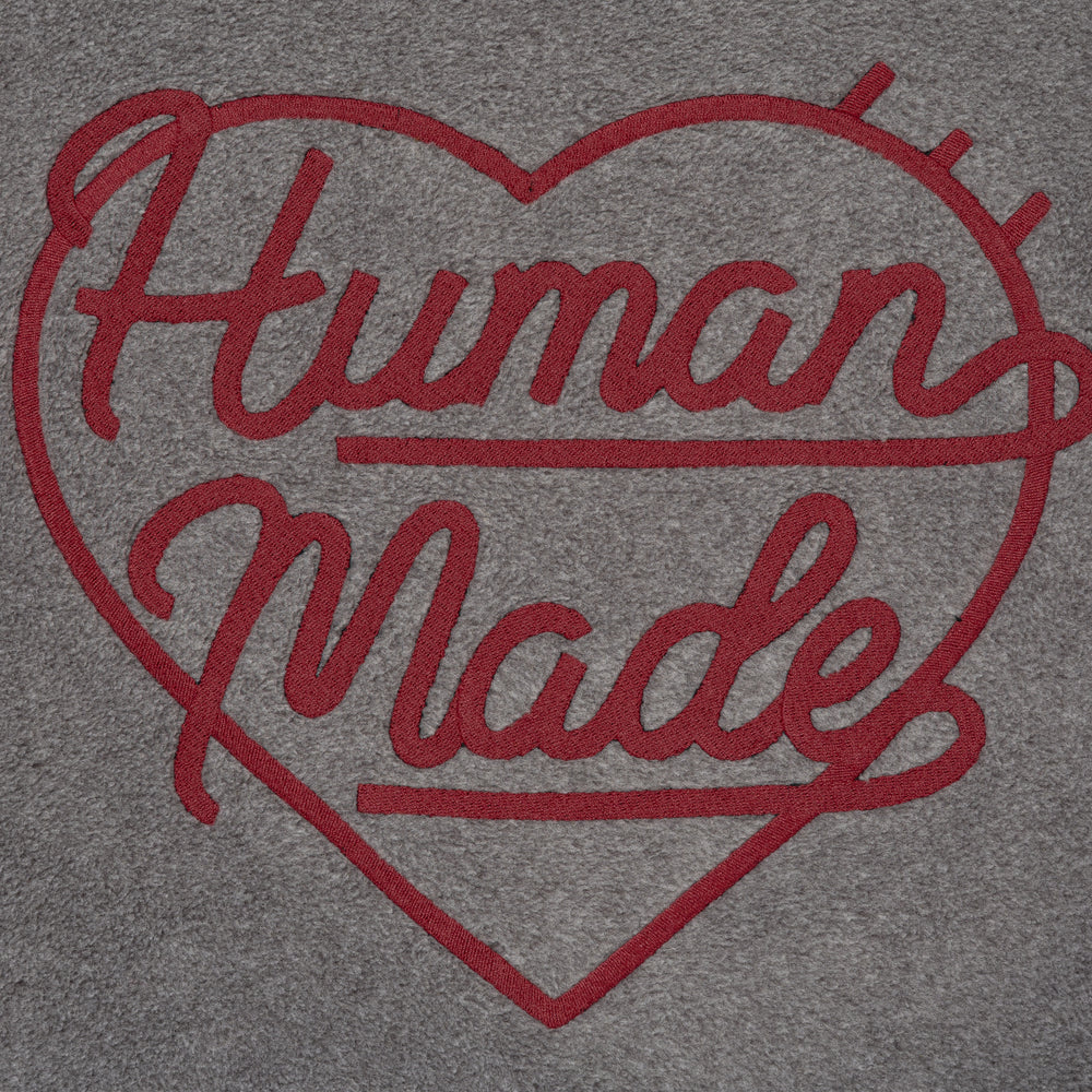 HUMAN MADE FLEECE HALF ZIP PULLOVER 2-E