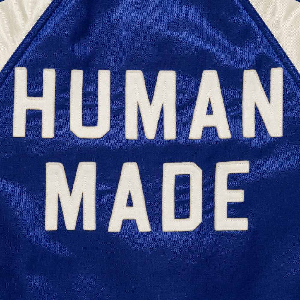 HUMAN MADE SATIN VARSITY JACKET NY-D