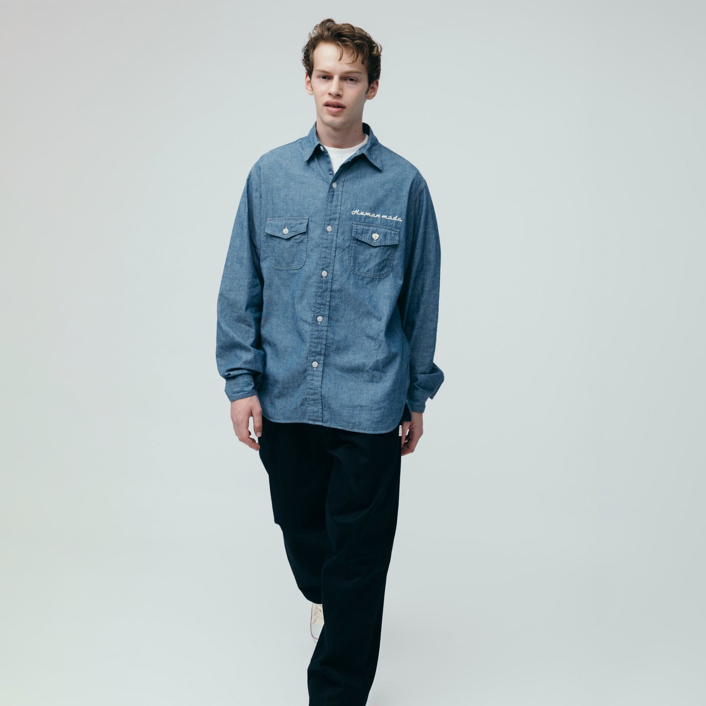 HUMAN MADE  CHAMBRAY SHIRT 