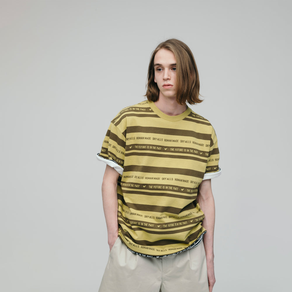 HUMAN MADE STRIPED T-SHIRT YE-1