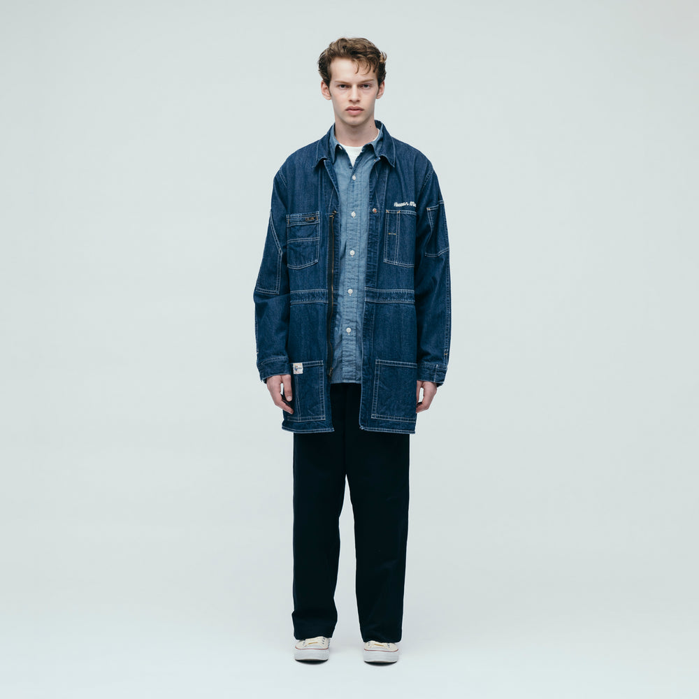 HUMAN MADE DENIM HALF COATIN