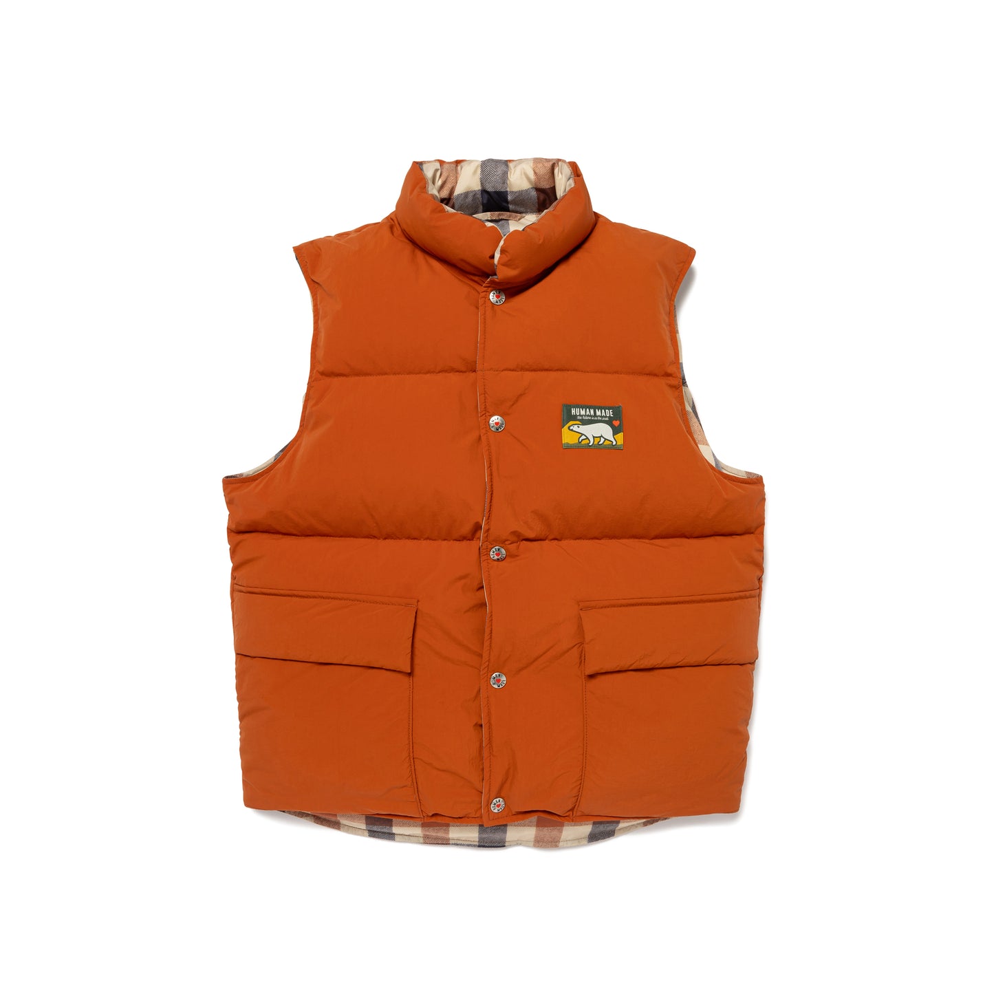 HUMAN MADE REVERSIBLE DOWN VEST 3-A