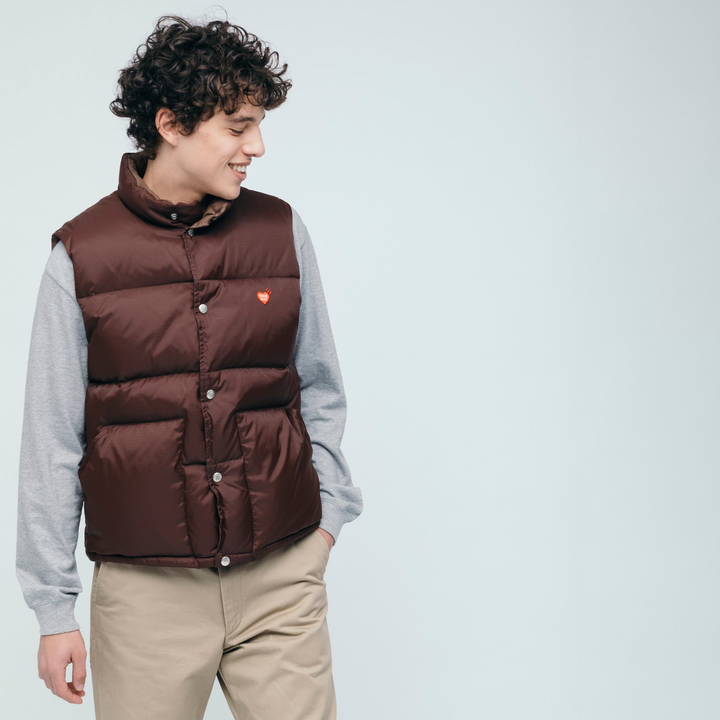 HUMAN MADE DOWN VEST BW-3