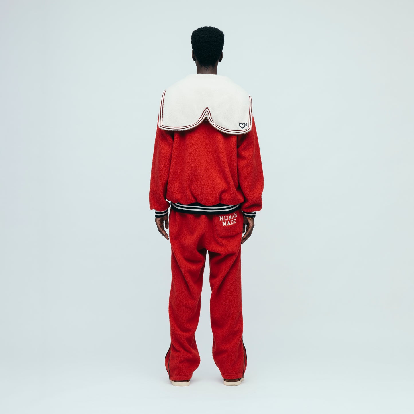 HUMAN MADE HALF-ZIP FLEECE PULLOVER RD-2