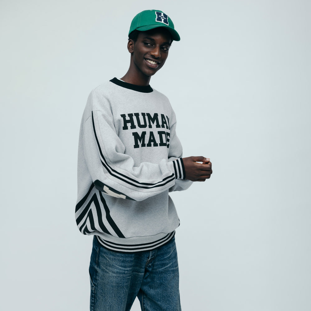 HUMAN MADE ELBOW PATCH SWEATSHIRT GY-3