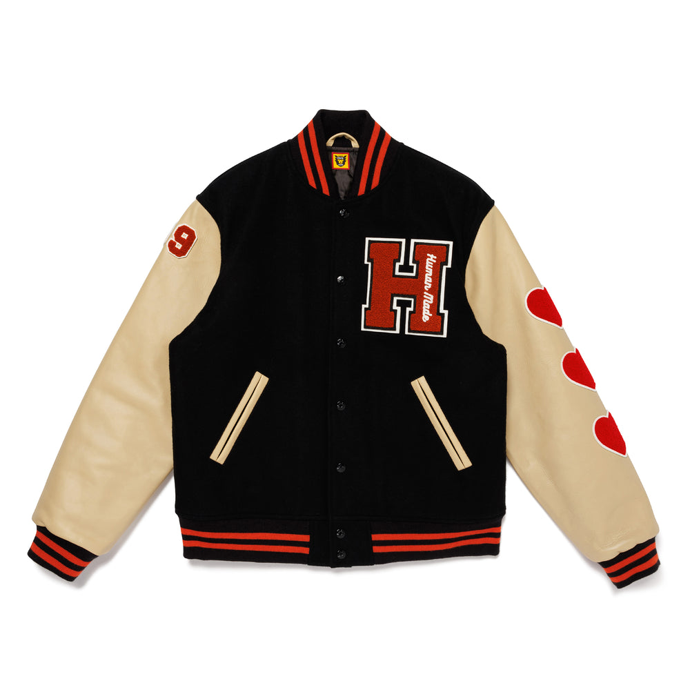 HUMAN MADE VARSITY JACKET BL-A