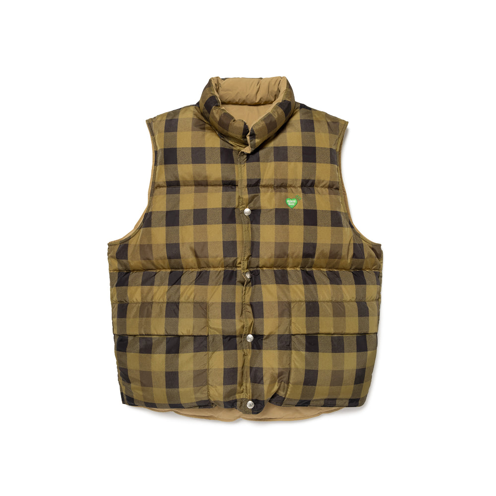 HUMAN MADE REVERSIBLE DOWN VEST 2-C