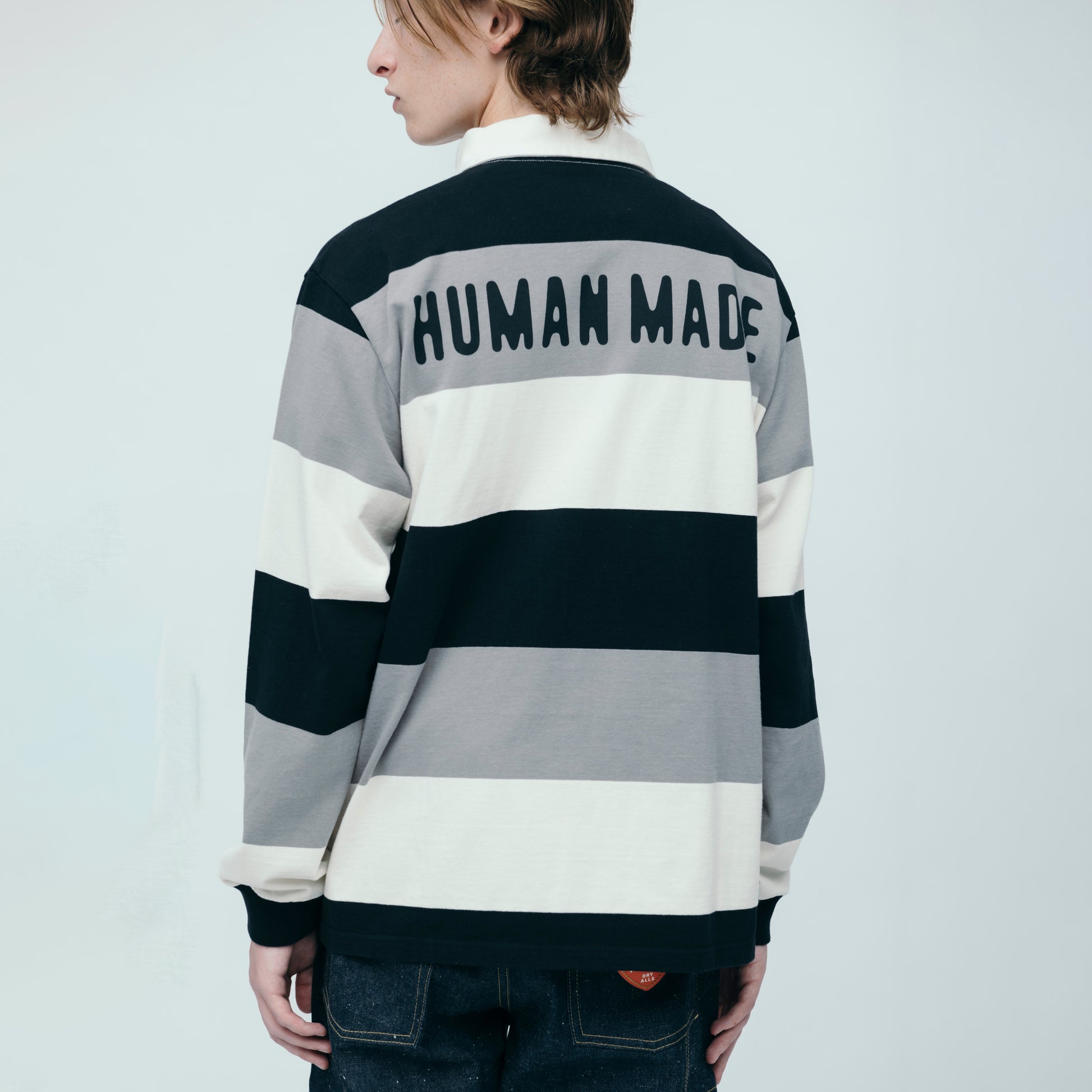 HUMAN MADE RUGBY SHIRT BK-3