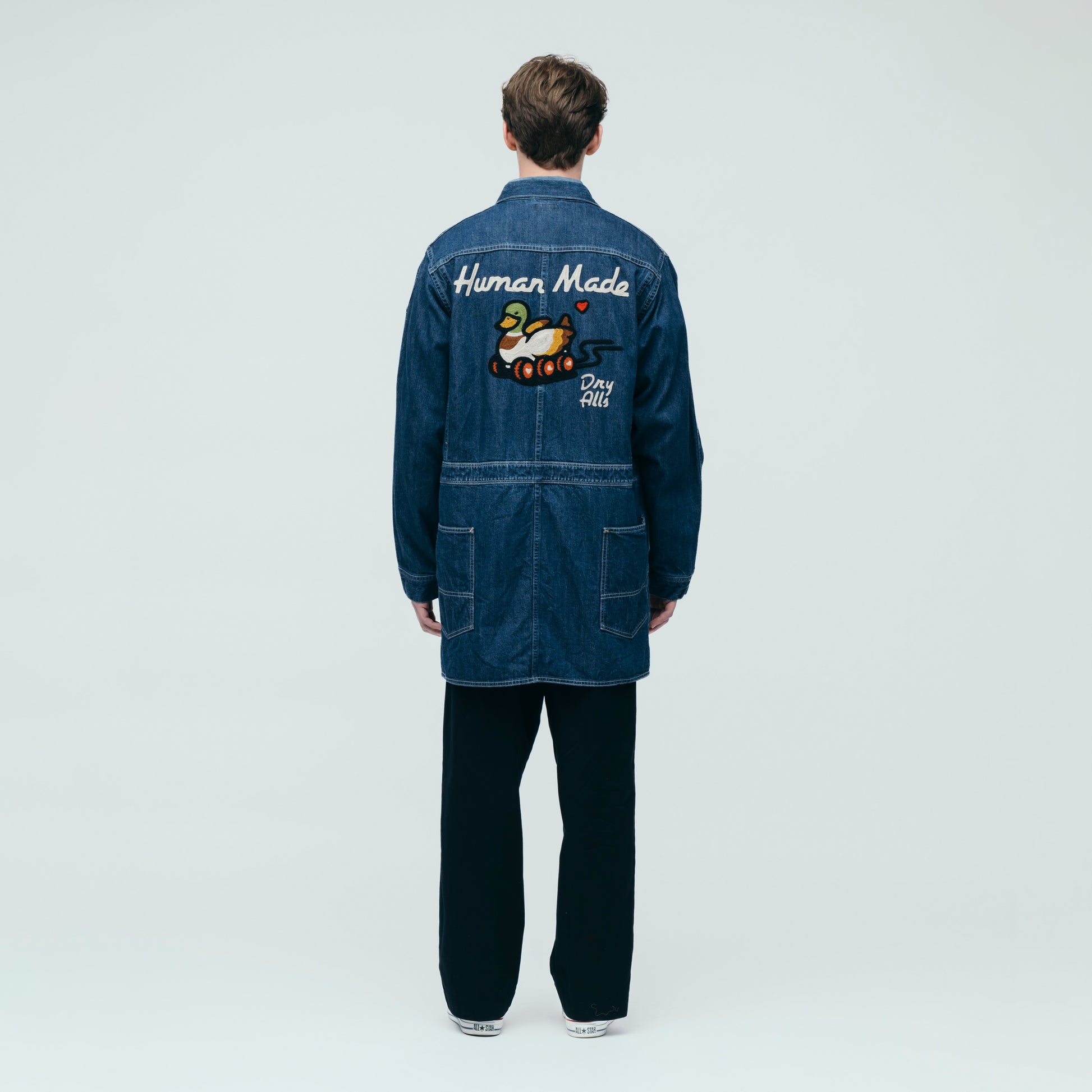 HUMAN MADE DENIM HALF COATIN