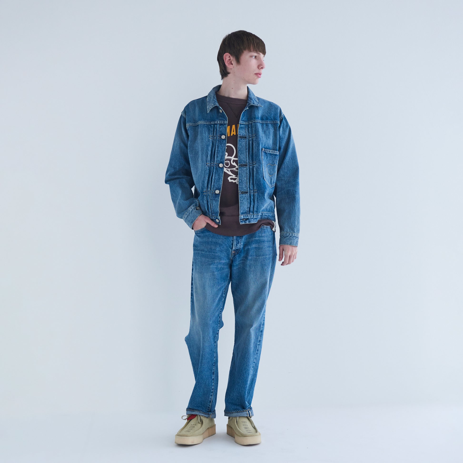 HUMAN MADE STRAIGHT DENIM PANTS FUTURE ID-1