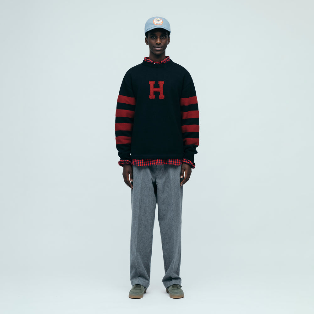 HUMAN MADE SPORTS KNIT SWEATER BK-1