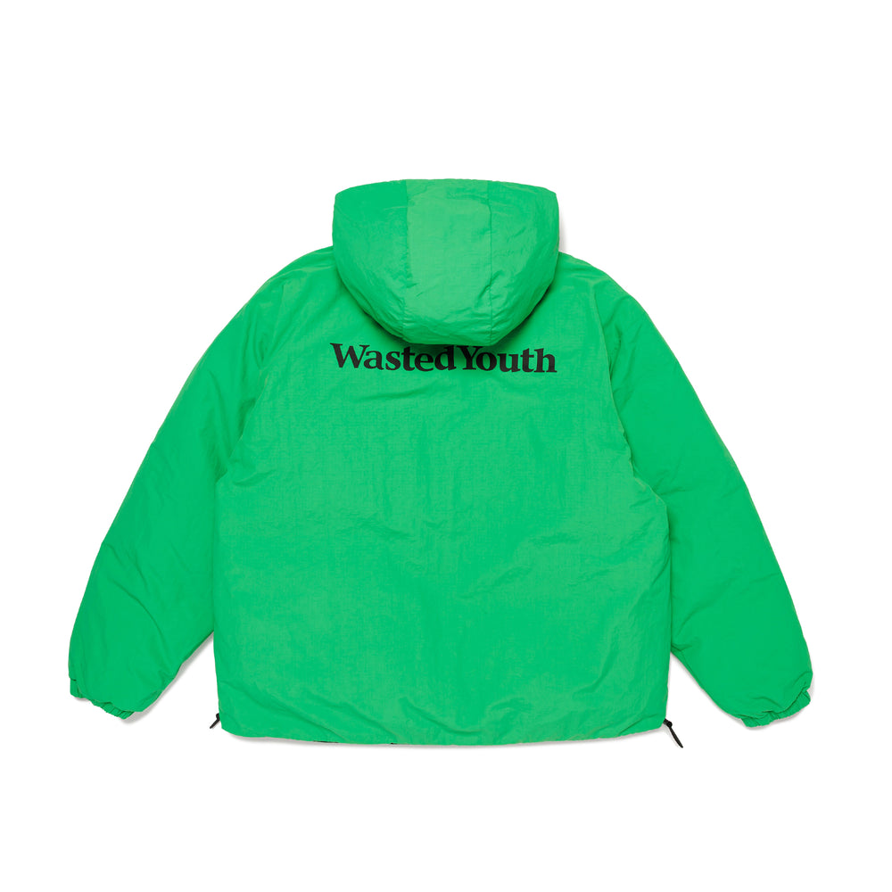 WASTED YOUTH REVERSIBLE PADDED HOOD JACKET GR-B