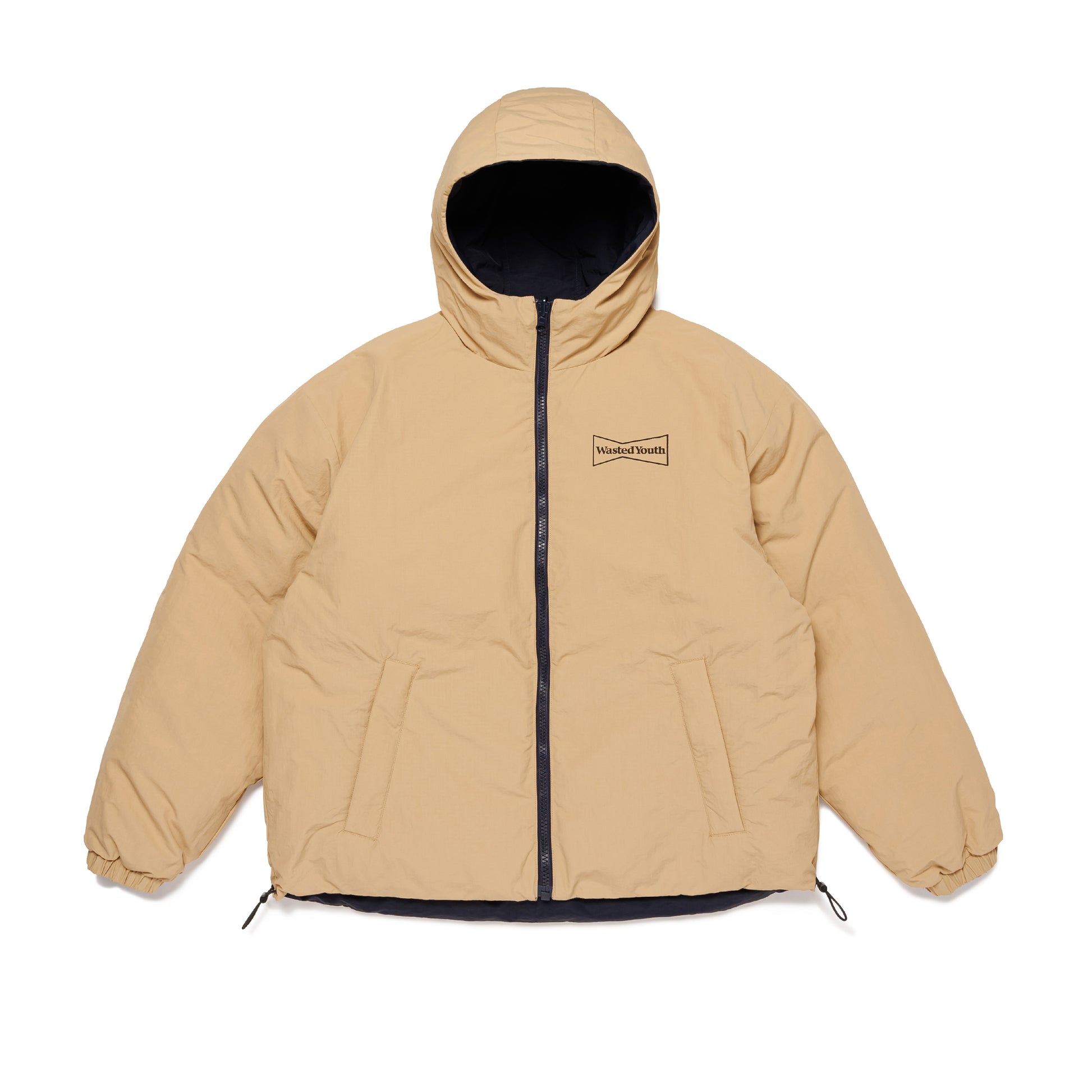 WASTED YOUTH REVERSIBLE PADDED HOOD JACKET BG-A