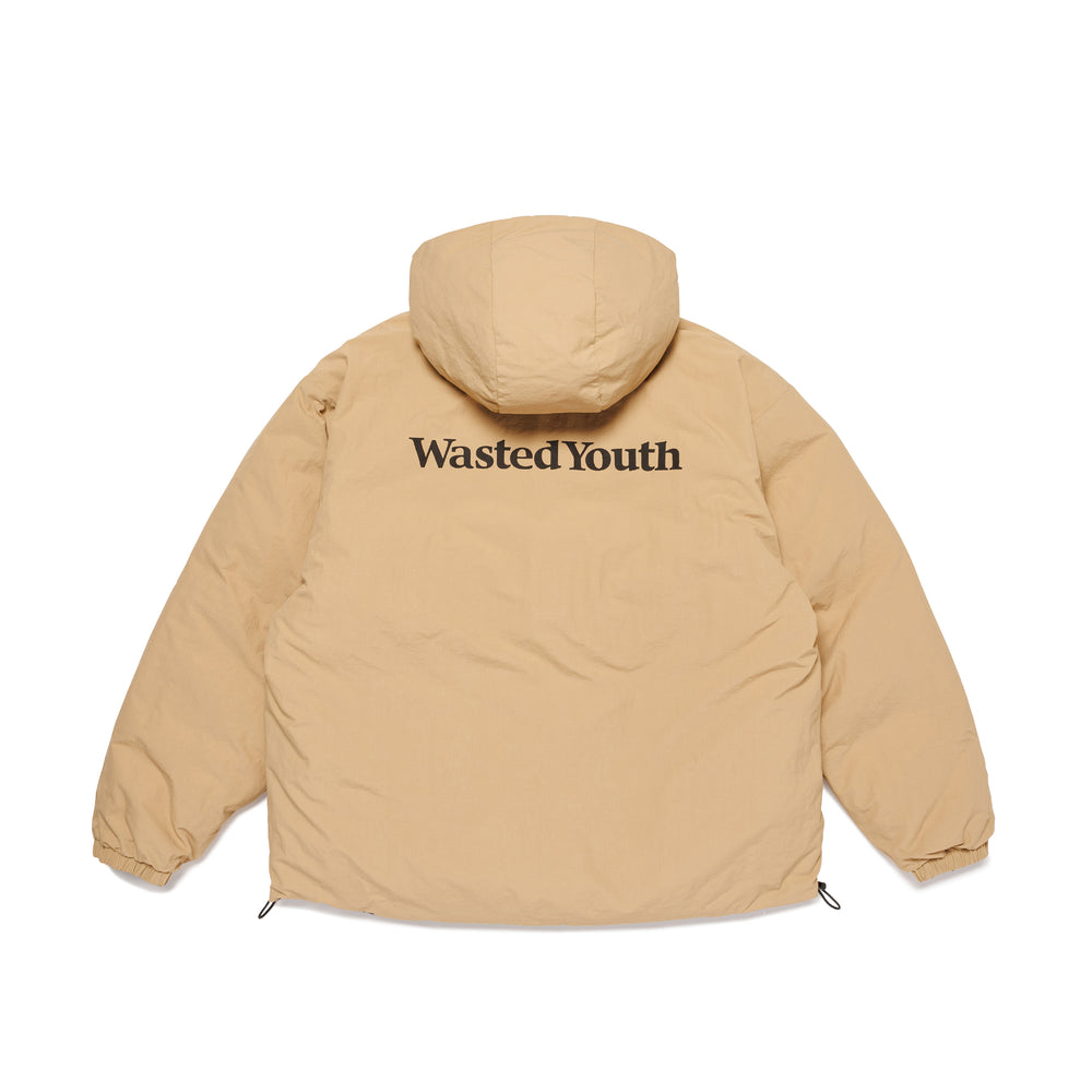 WASTED YOUTH REVERSIBLE PADDED HOOD JACKET BG-B