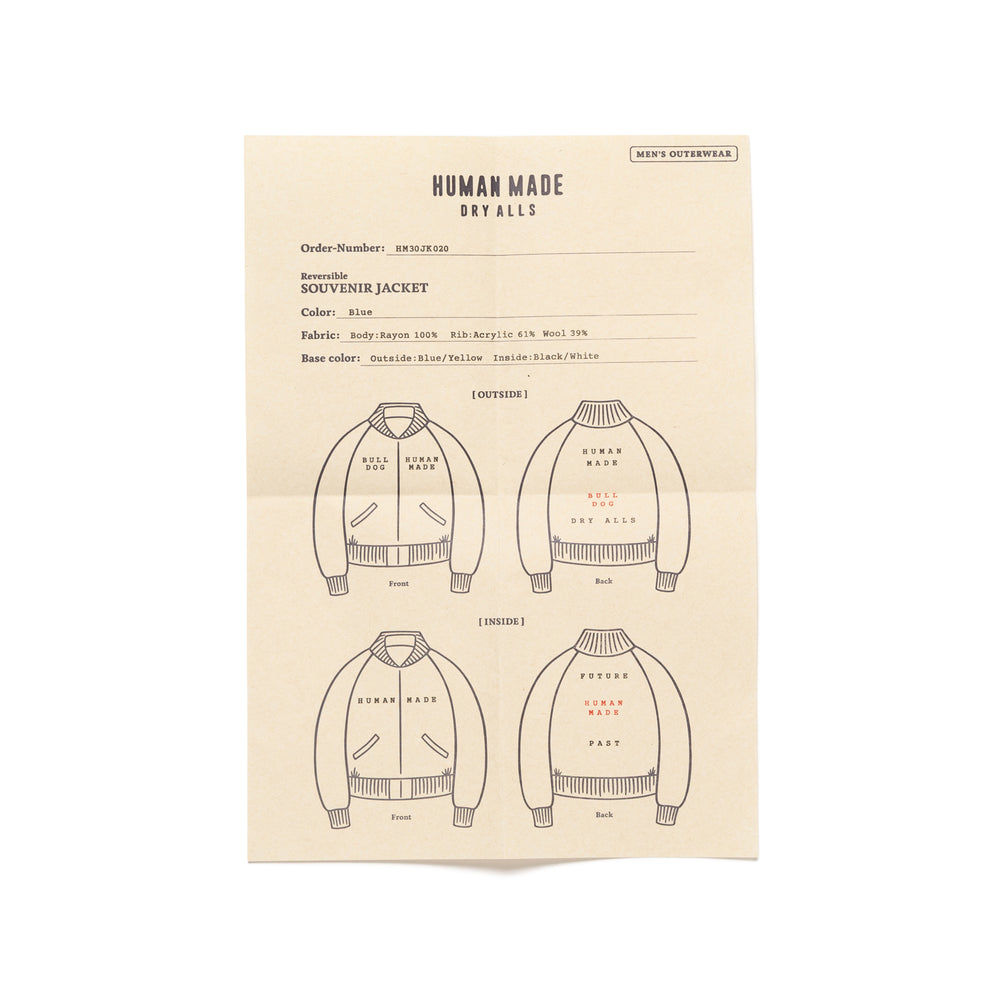 HUMAN MADE SOUVENIR JACKET BL-K