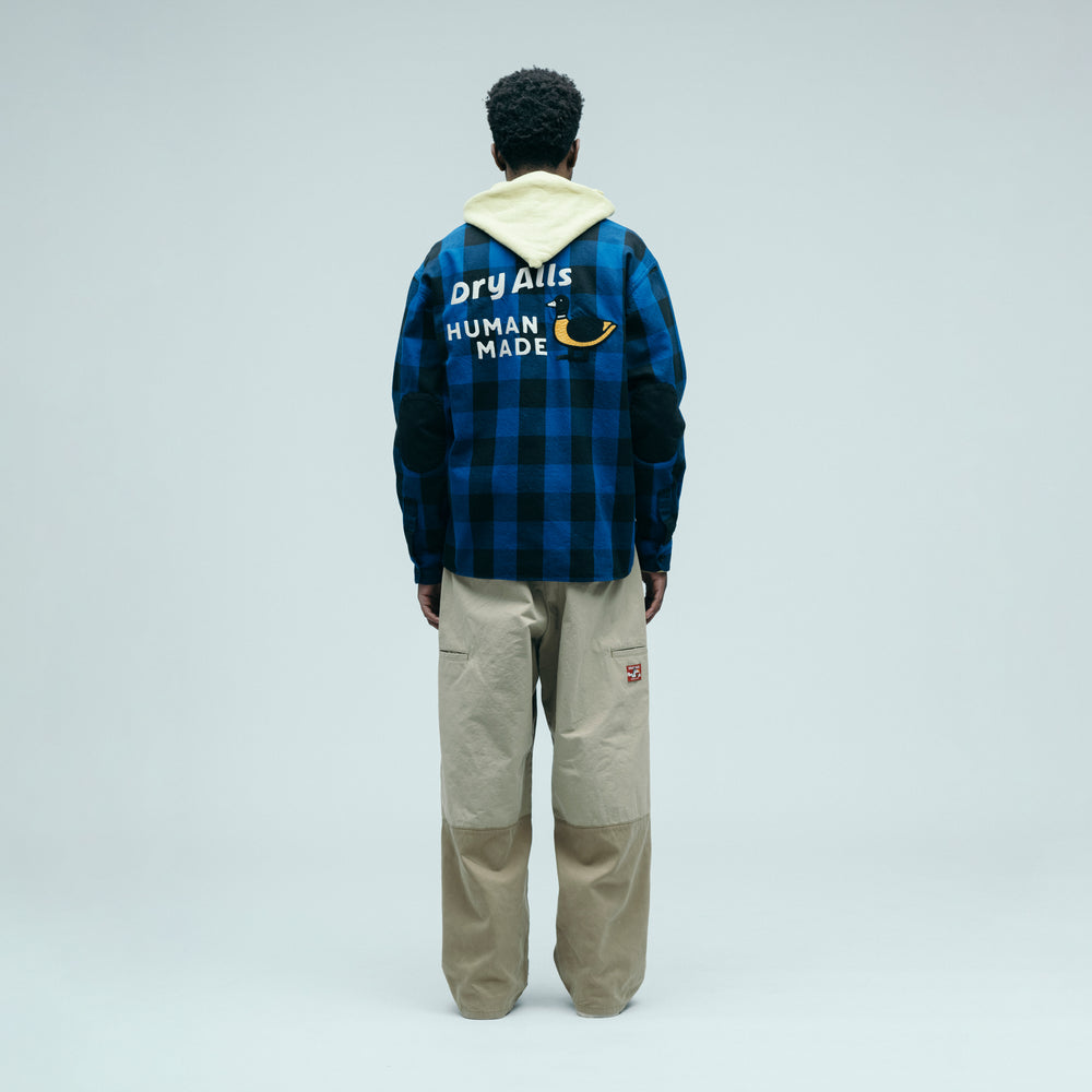 HUMAN MADE HM31-SH-009 CHECK HALF-ZIP SHIRT 2