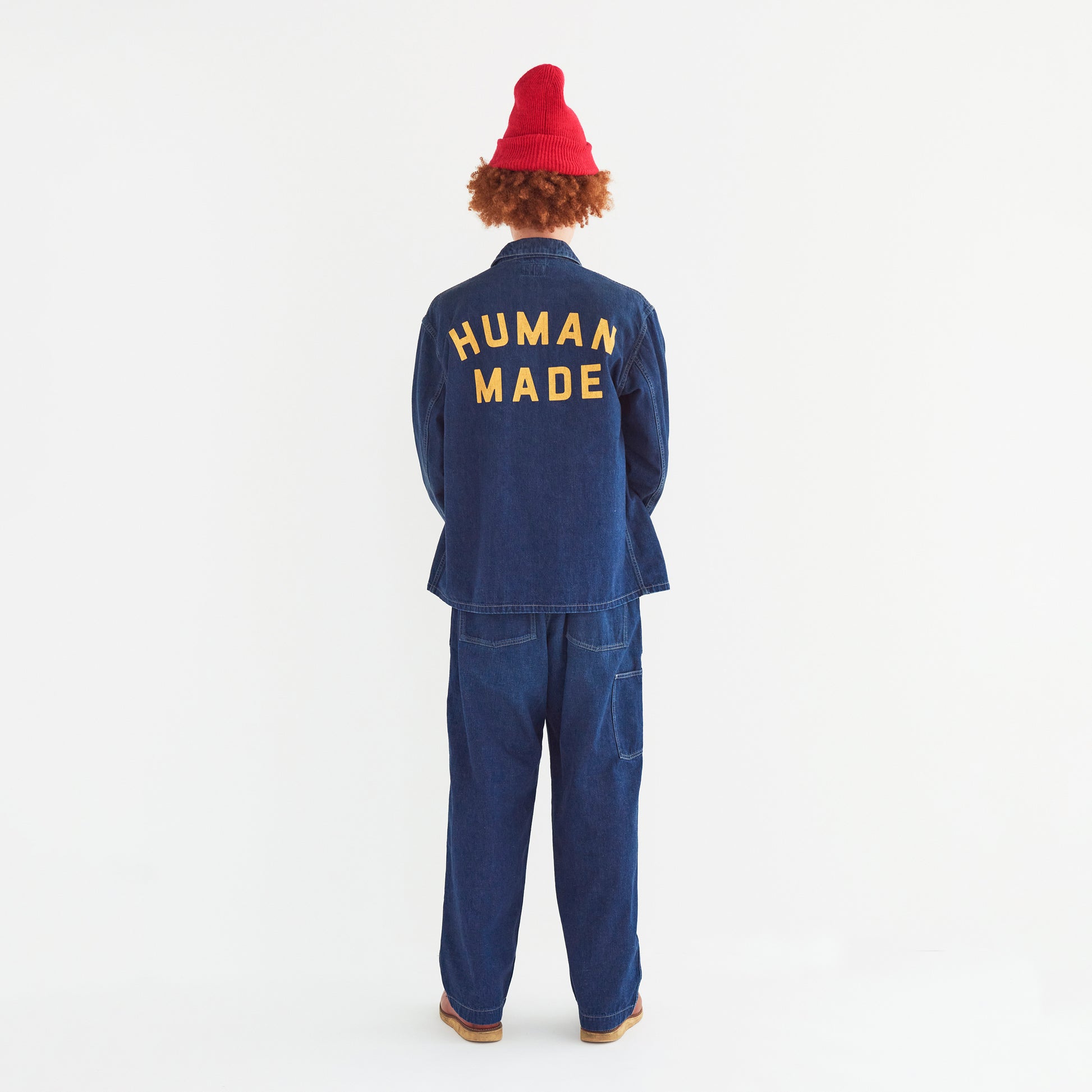 HUMAN MADE DENIM COVERALL JACKET