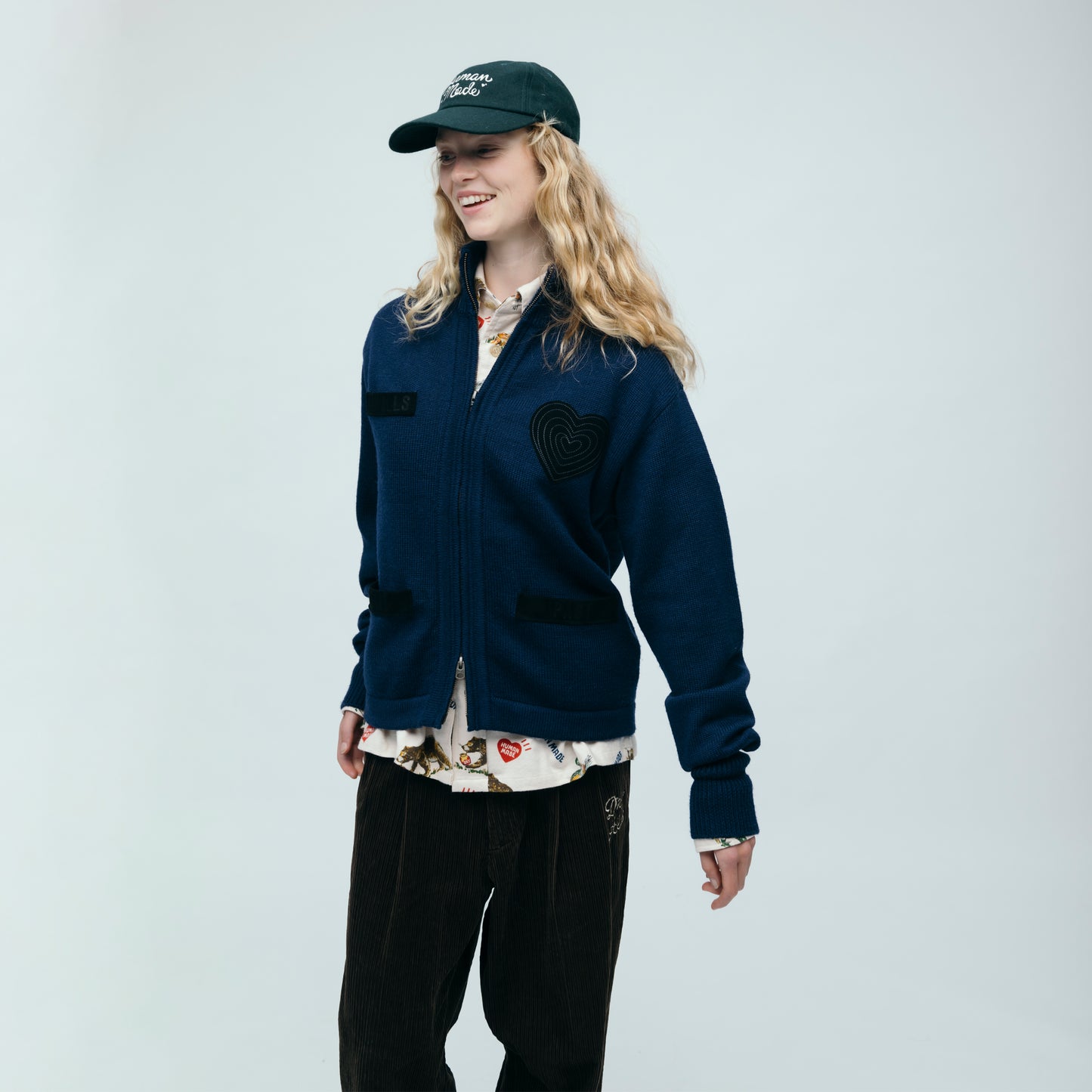 ZIP-UP KNIT CARDIGAN