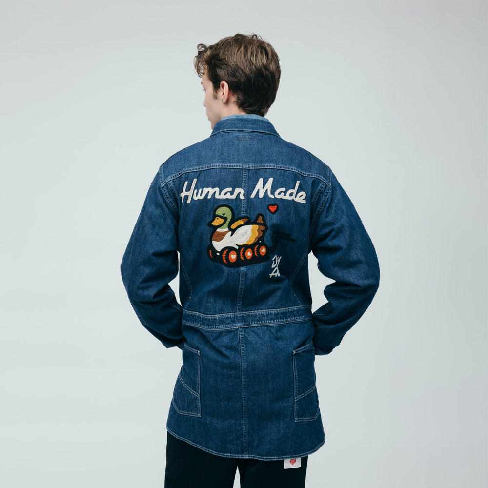 HUMAN MADE DENIM HALF COATIN