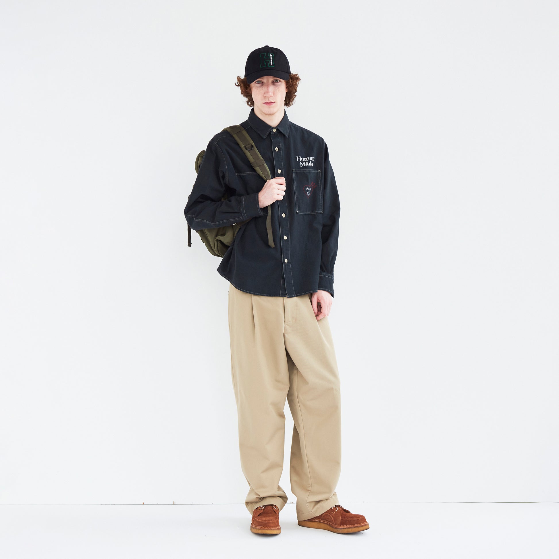 HUMAN MADE STITCH WORK SHIRT BK-1