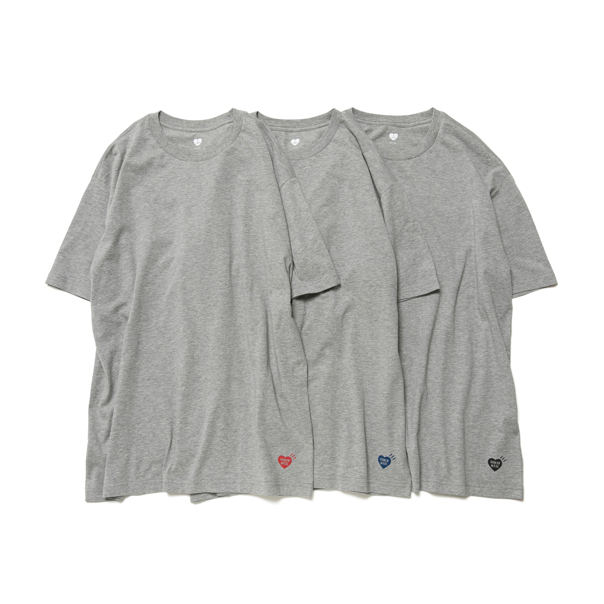 ★新品未開封★ヒューマンメイドHUMAN MADE 3パック Tシャツ　黒XL