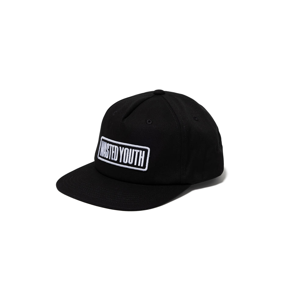 Wasted Youth 5 PANEL SNAPBACK CAP BK-A