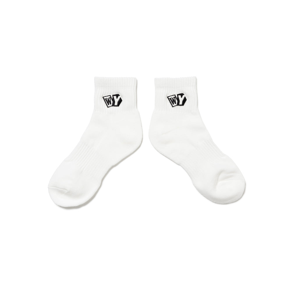 Wasted Youth SHORT PILE SOCKS WH-B