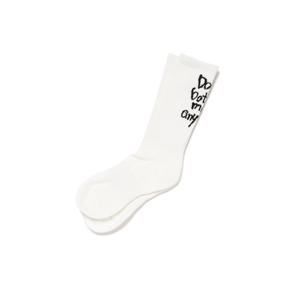 Wasted Youth JACQUARD LOGO SOCKS WH-A