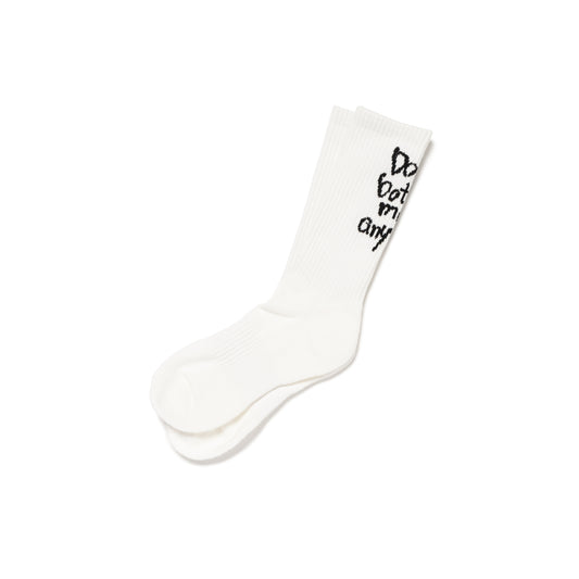 Wasted Youth JACQUARD LOGO SOCKS WH-A