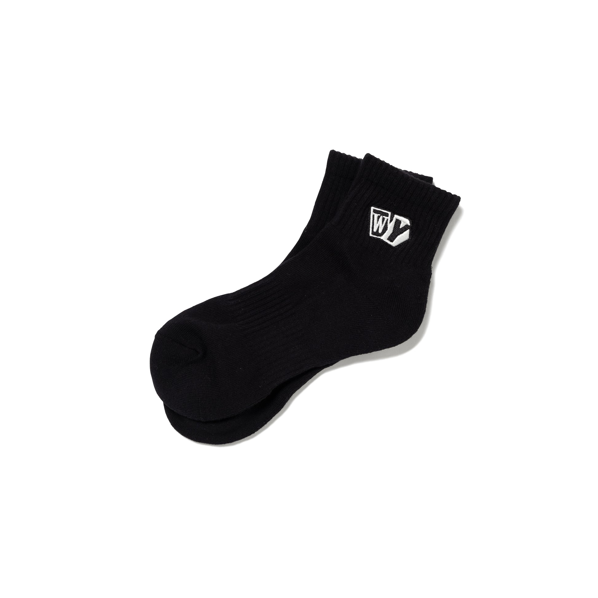 Wasted Youth SHORT PILE SOCKS BK-A