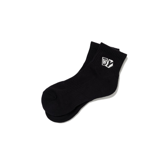 Wasted Youth SHORT PILE SOCKS BK-A