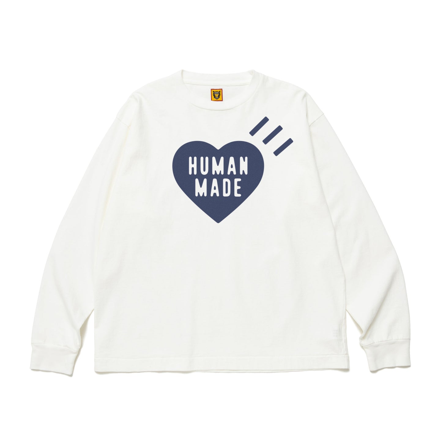 human made HEART L/S T-SHIRT blue 2XL