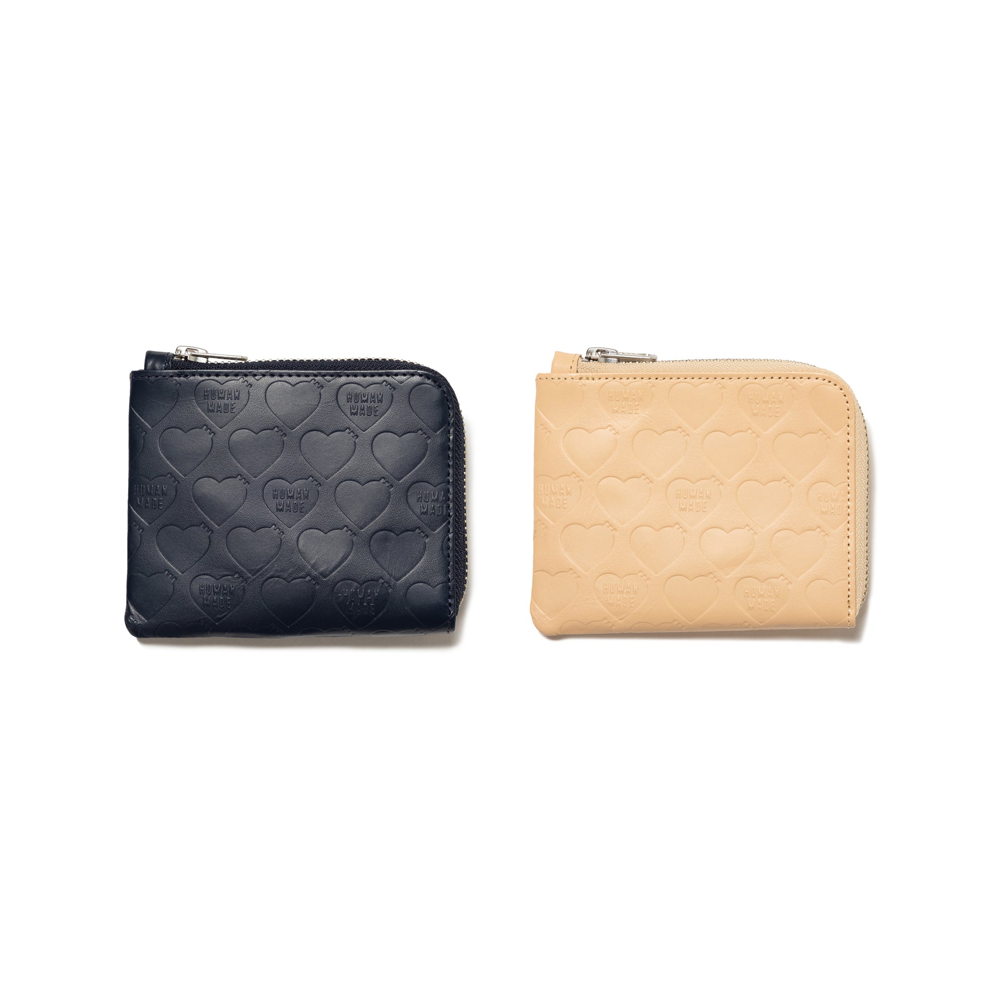 HM26GD083HUMANMADE 財布 LEATHER ZIP WALLET