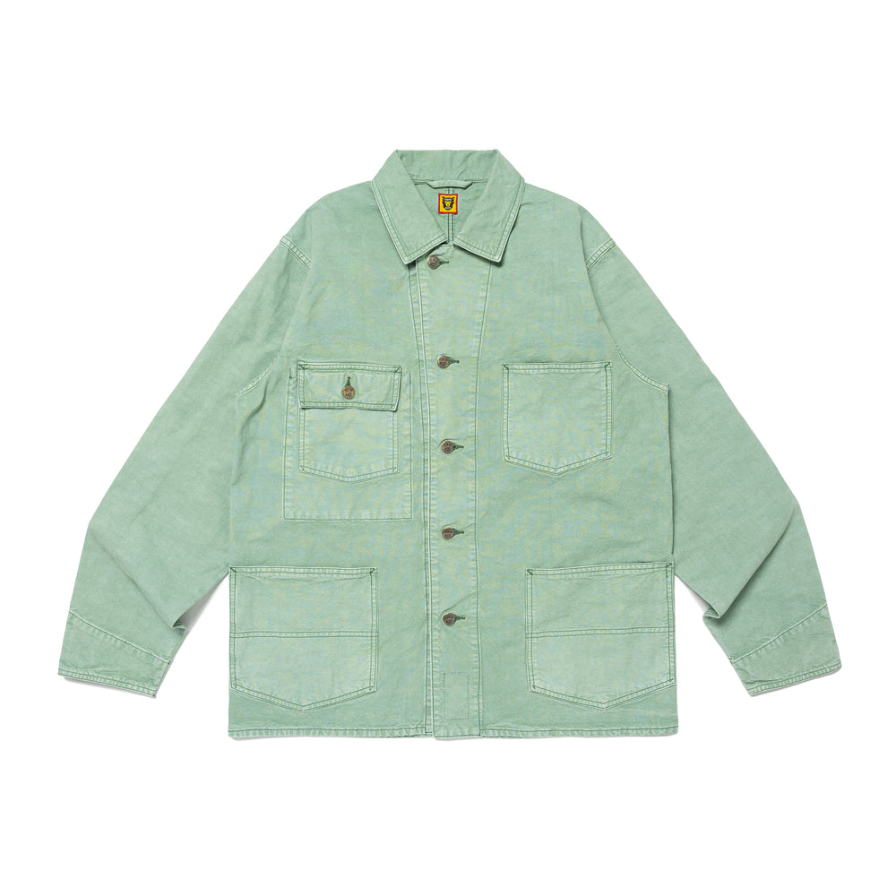 HUMAN MADE GARMENT DYED COVERALL JACKET GR-A