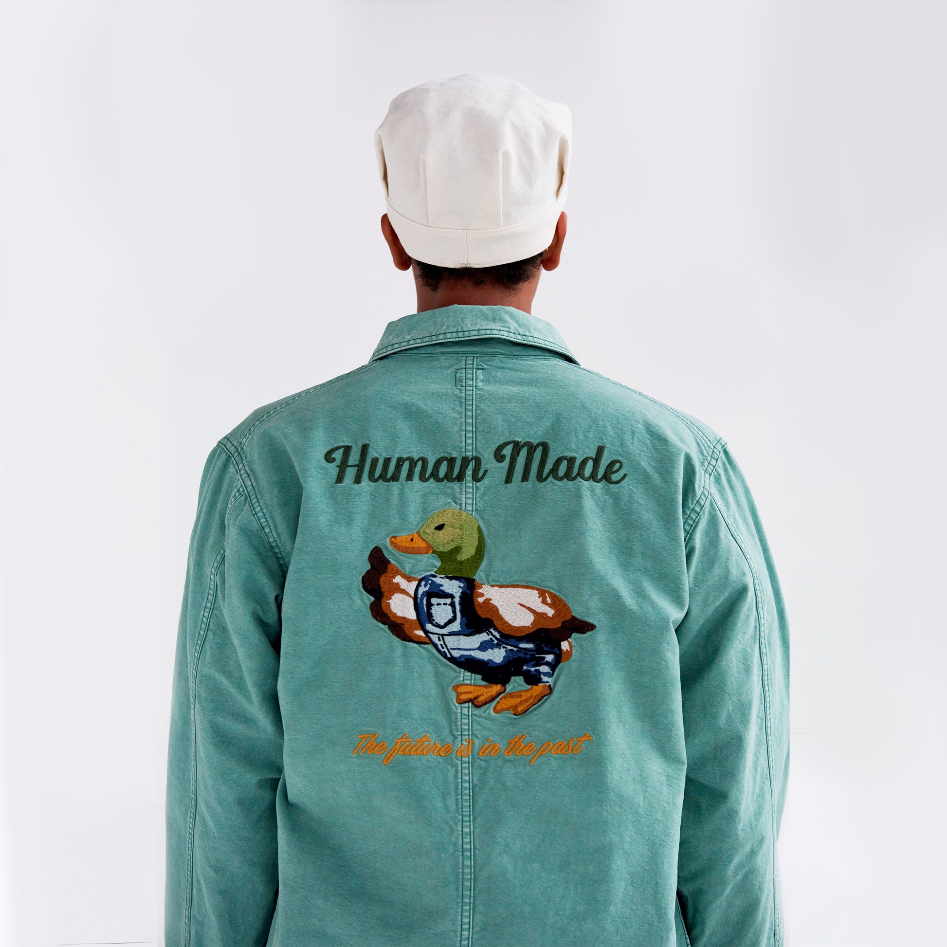 HUMAN MADE GARMENT DYED COVERALL JACKET GR-H