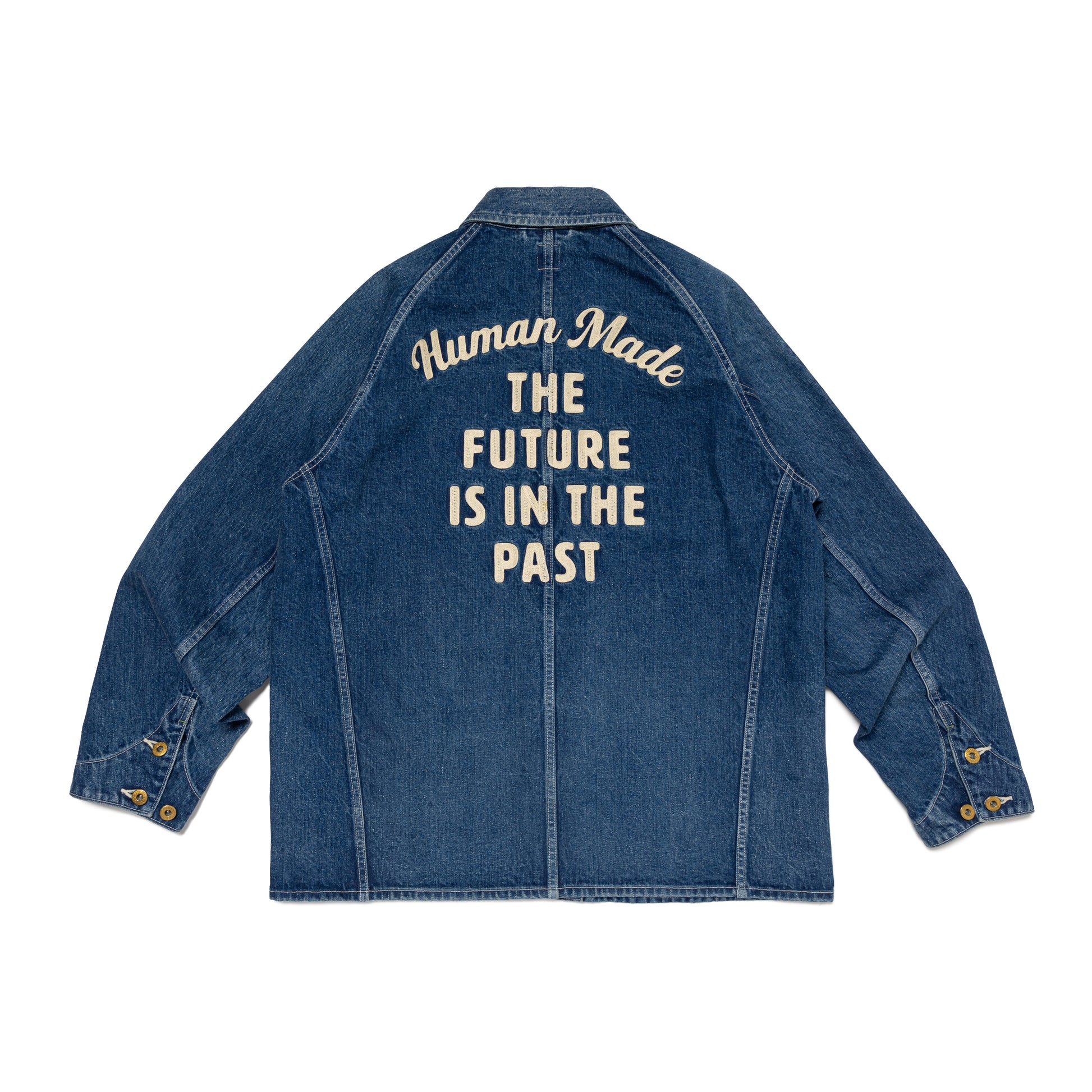 HUMAN MADE DENIM COVERALL JACKET IN-B