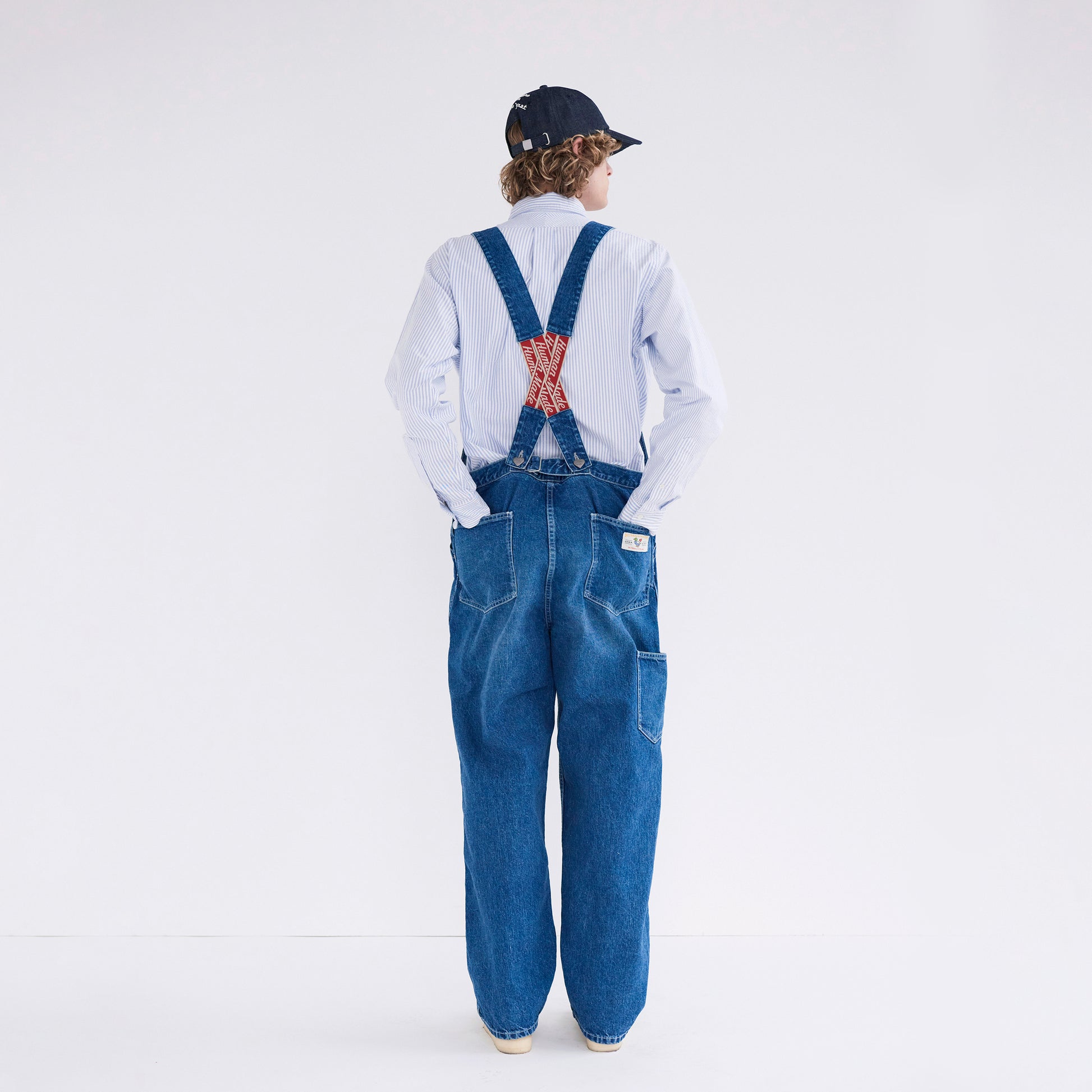 HUMAN MADE DENIM OVERALLS IN-F