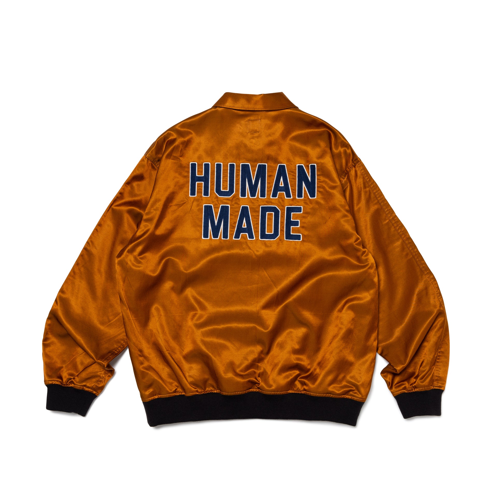 HUMAN MADE HALF-ZIP PULLOVER OR-B