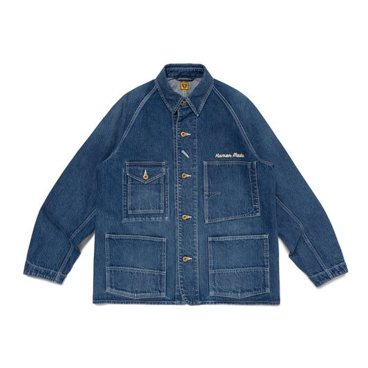 HUMAN MADE DENIM COVERALL JACKET IN-A