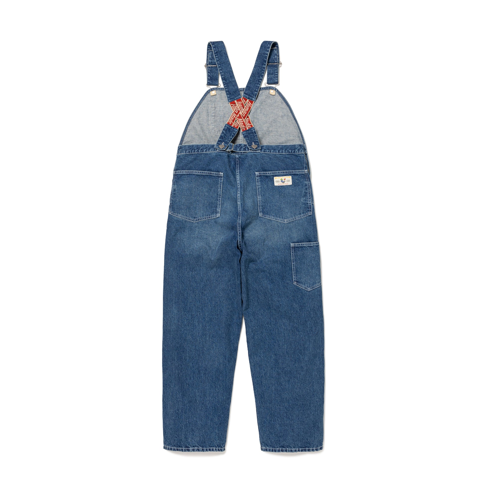 HUMAN MADE DENIM OVERALLS IN-B